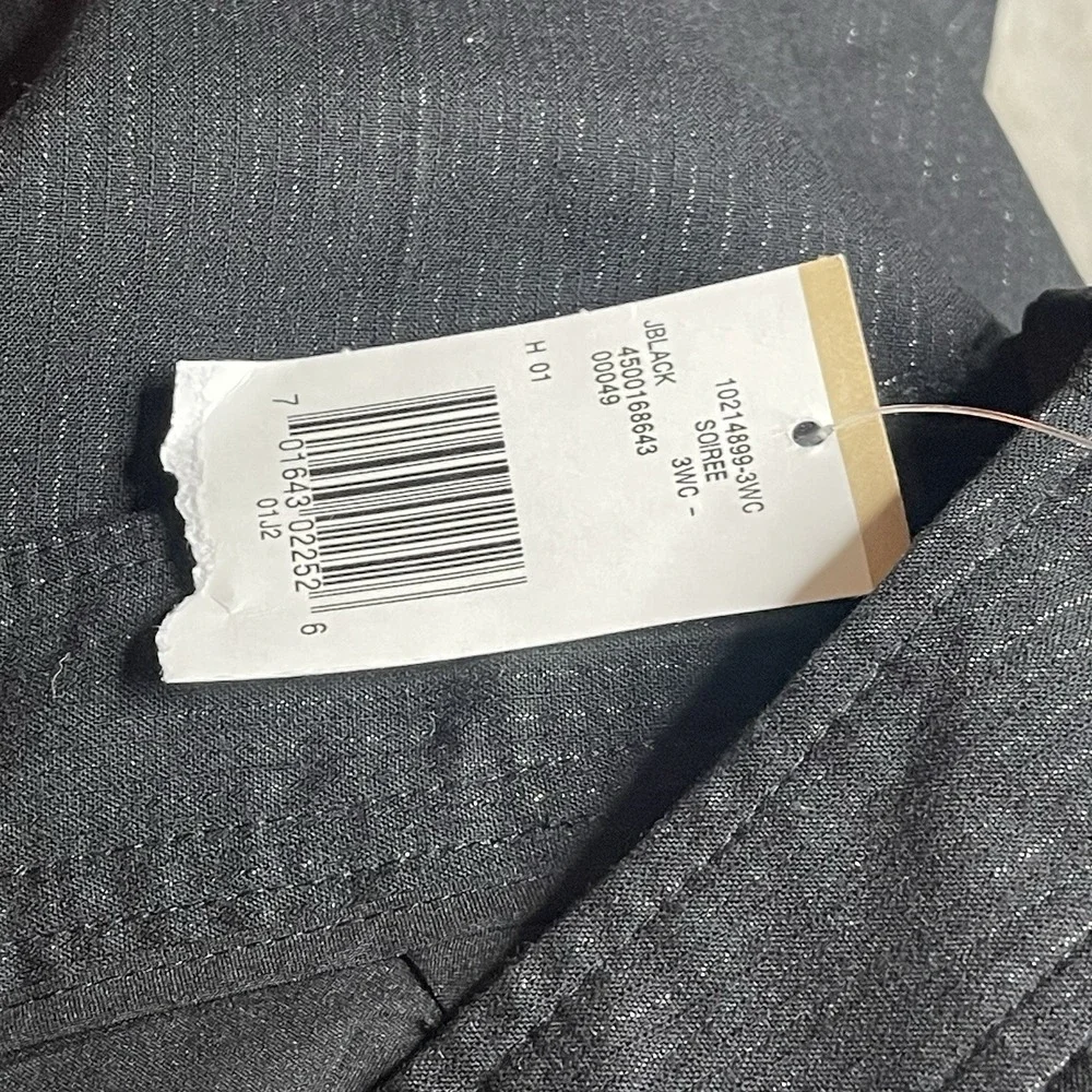 Jones New York dress pants womens size‎ 12 straight black Stretch Z-275
